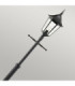 Valencia Grande 1 Light Outdoor Post Signal Lantern Black IP54 E27-2