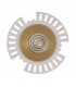 LED Recessed Downlight, Gold Trimless, 60 deg. Beam Angle, 760lm, 3000K, IP20, DRIVER NOT INC. - 8