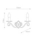 Rectory 2 Light Indoor Candle Wall Light Black E14-5
