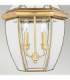 Newbury 2 Light Large Outdoor Ceiling Chain Lantern Polished Brass E14-4