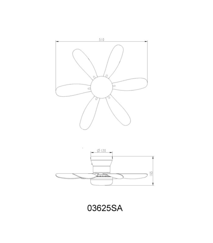 Delores Ceiling Fan Matt White Sand Blades Remote Control LED 2700/6500K-12