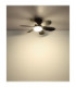 Delores Ceiling Fan Matt Black Black Blades Remote Control LED 2700/6500K-8