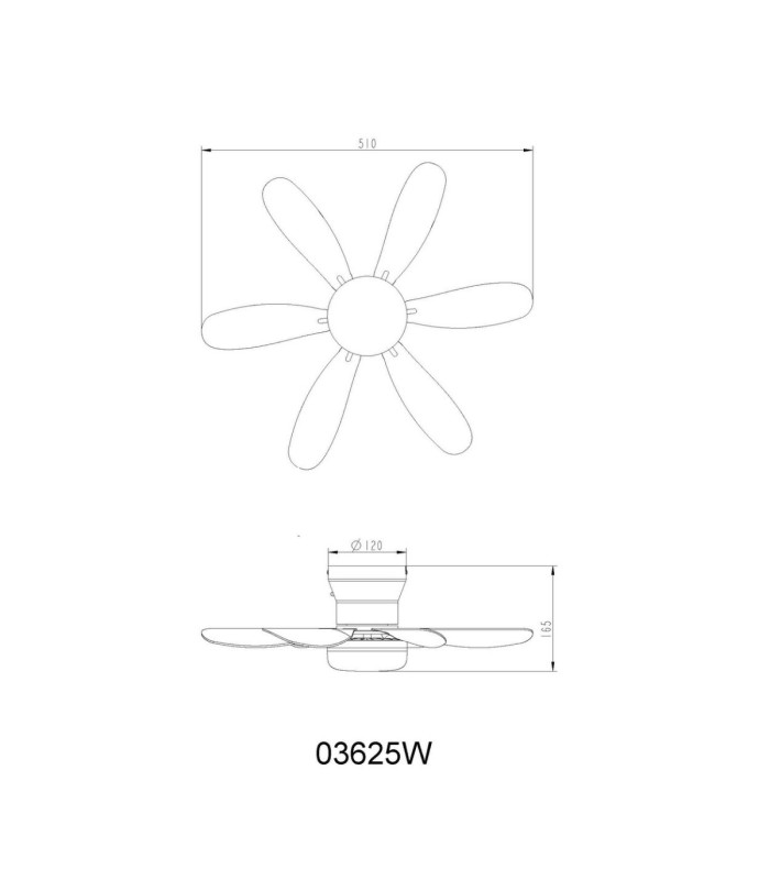 Delores Ceiling Fan Matt White Remote Control LED 2700/6500K-11