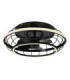 Linay Ceiling Fan Matt Black Remote Control LED 2700/6500K-1