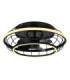 Linay Ceiling Fan Matt Black Remote Control LED 2700/6500K-4