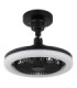 Lidea Ceiling Fan Matt Black Remote Control LED 3000/6500K-3
