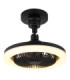 Lidea Ceiling Fan Matt Black Remote Control LED 3000/6500K-5