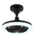 Lidea Ceiling Fan Matt Black Remote Control LED 3000/6500K-6