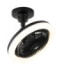 Lidea Ceiling Fan Matt Black Remote Control LED 3000/6500K-7