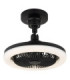Lidea Ceiling Fan Matt Black Remote Control LED 3000/6500K-10