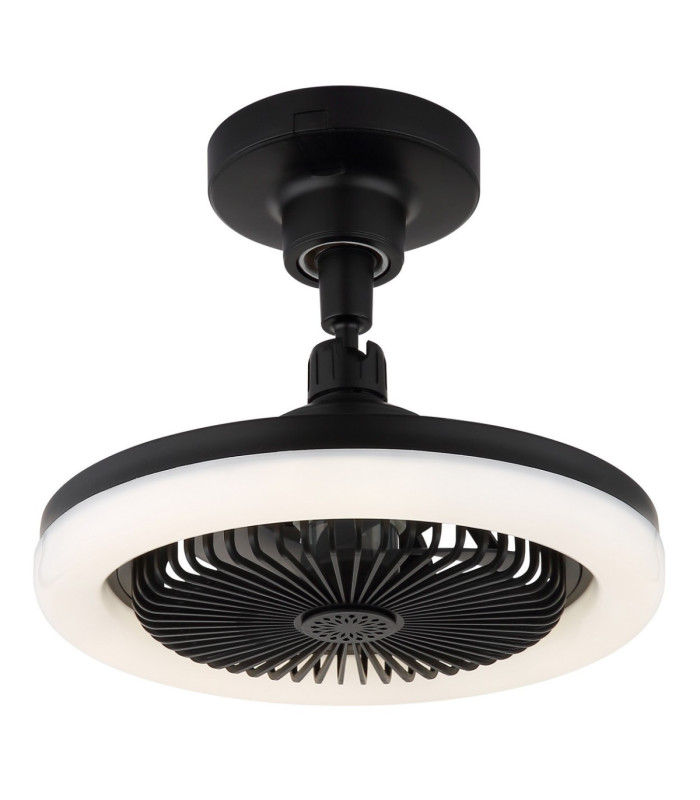 Lidea Ceiling Fan Matt Black Remote Control LED 3000/6500K-10