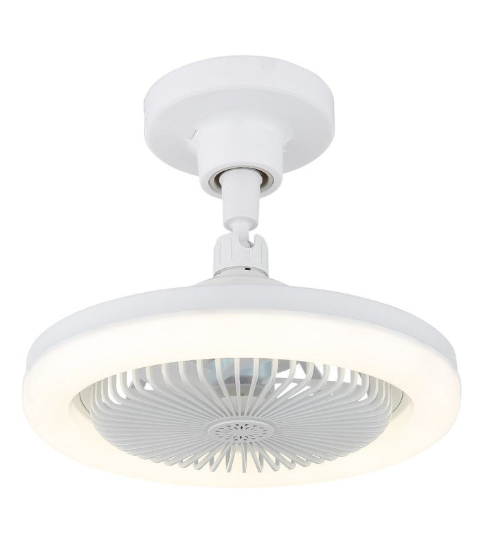 Lidea Ceiling Fan Matt White Remote Control LED 3000/6500K-1