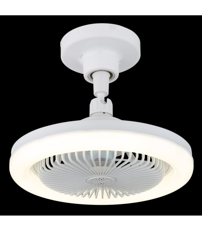 Lidea Ceiling Fan Matt White Remote Control LED 3000/6500K-5