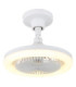 Lidea Ceiling Fan Matt White Remote Control LED 3000/6500K-6