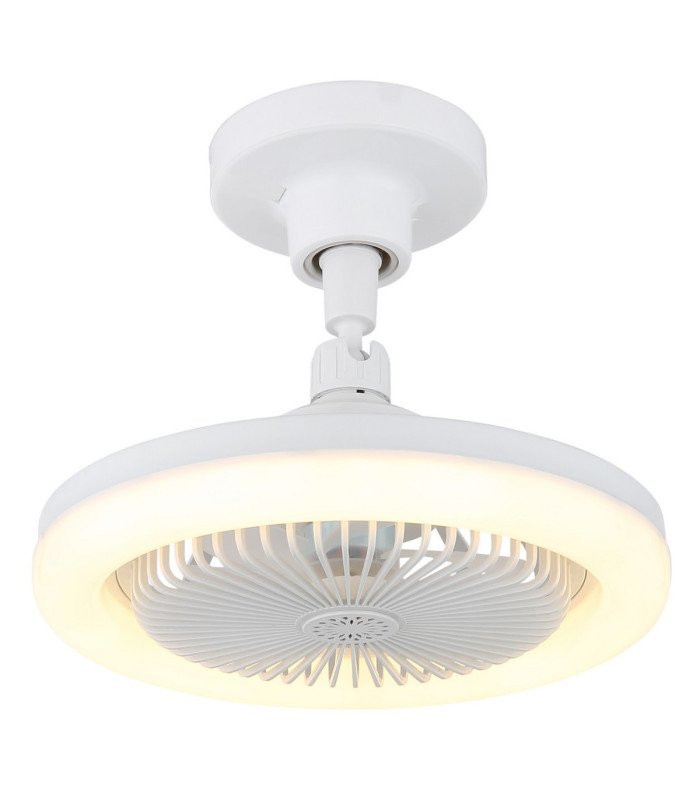 Lidea Ceiling Fan Matt White Remote Control LED 3000/6500K-6