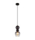 Clarity Slim Pendant Ceiling Light Matt Black E27-1
