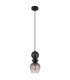 Clarity Slim Pendant Ceiling Light Matt Black E27-3