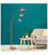 Blacky I Multi Arm Floor Lamp Matt Brass 3x E14-2