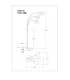 Blacky I Multi Arm Floor Lamp Matt Brass 3x E14-6