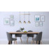 Lindi Bar Pendant Ceiling Light Matt Black 3x E27-6