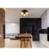Xia Shade Cluster Ceiling Light Matt Black Smoke Glass Shades 3x E27-2