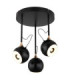 Donovan Ceiling Spotlight Clusters Matt Black LED 3000K-1