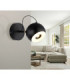 Donovan Single Spotlight Matt Black LED 3000K-2