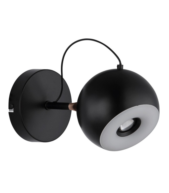 Donovan Single Spotlight Matt Black LED 3000K-3