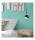 Donovan Slim Pendant Ceiling Light Matt Black LED 3000K-2