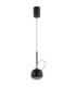 Donovan Slim Pendant Ceiling Light Matt Black LED 3000K-3