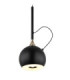 Donovan Slim Pendant Ceiling Light Matt Black LED 3000K-4