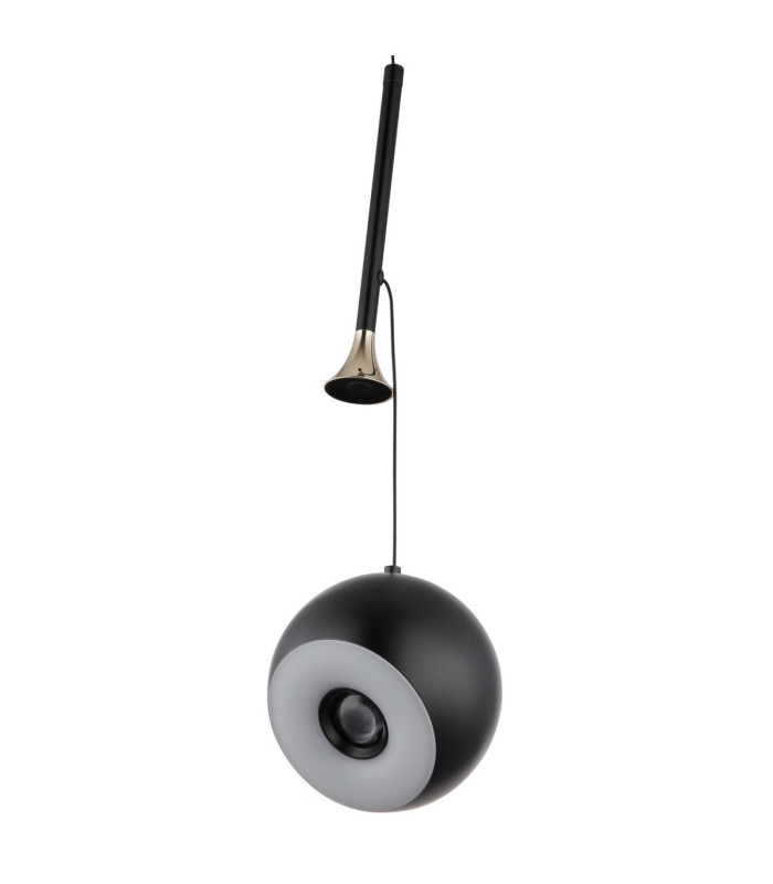 Donovan Slim Pendant Ceiling Light Matt Black LED 3000K-5