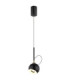 Donovan Slim Pendant Ceiling Light Matt Black LED 3000K-6