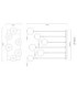 Lacy Cluster Pendant Ceiling Light Matt Black Smoke Glass Shades 6x LED 3000K-8