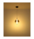 Lacy Globe Pendant Ceiling Light Matt Black Smoke Glass Shade LED 3000K-6