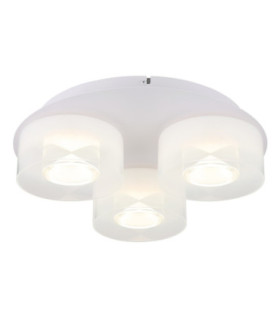 Belinda Shade Cluster Ceiling Light Matt White LED 4000K-1