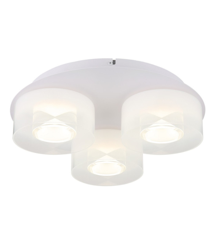 Belinda Shade Cluster Ceiling Light Matt White LED 4000K-1