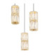 Stefanie Cluster Pendant Ceiling Light Antique Gold LED 3000K-4