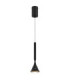 Lucinda Slim Pendant Ceiling Light Matt Black LED 2400/4000/6500K-1
