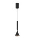 Lucinda Slim Pendant Ceiling Light Matt Black LED 2400/4000/6500K-3