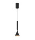 Lucinda Slim Pendant Ceiling Light Matt Black LED 2400/4000/6500K-6