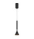 Lucinda Slim Pendant Ceiling Light Matt Black LED 2400/4000/6500K-11