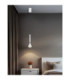 Lucinda Slim Pendant Ceiling Light Matt White LED 2700/4000/6500K-2