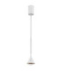 Lucinda Slim Pendant Ceiling Light Matt White LED 2700/4000/6500K-3