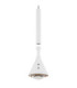 Lucinda Slim Pendant Ceiling Light Matt White LED 2700/4000/6500K-4