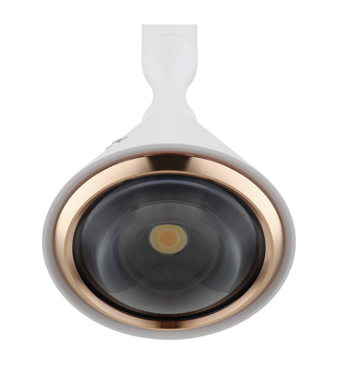 Lucinda Slim Pendant Ceiling Light Matt White LED 2700/4000/6500K-5