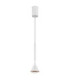 Lucinda Slim Pendant Ceiling Light Matt White LED 2700/4000/6500K-12