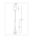 Lucinda Slim Pendant Ceiling Light Matt White LED 2700/4000/6500K-13