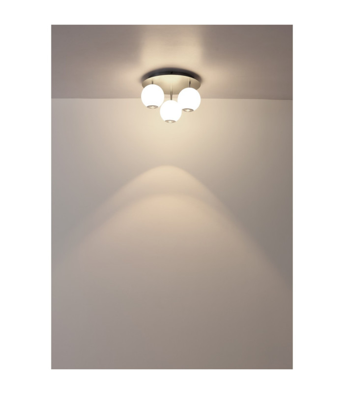 Simmons Shade Cluster Ceiling Light Matt Grey 3x LED 3000/4000/6000K-6