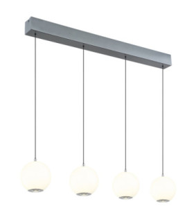 Simmons Bar Pendant Ceiling Light Matt Grey 4x LED 3000/4000/6000K-1